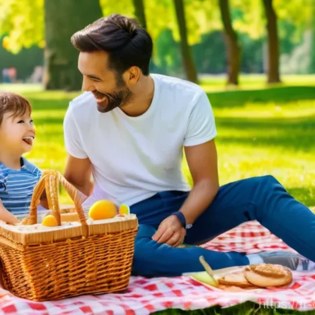 데블 M 버그 리포트 방법 - **Prompt:** A heartwarming scene of a diverse family enjoying a sunny afternoon picnic in the Parc d...