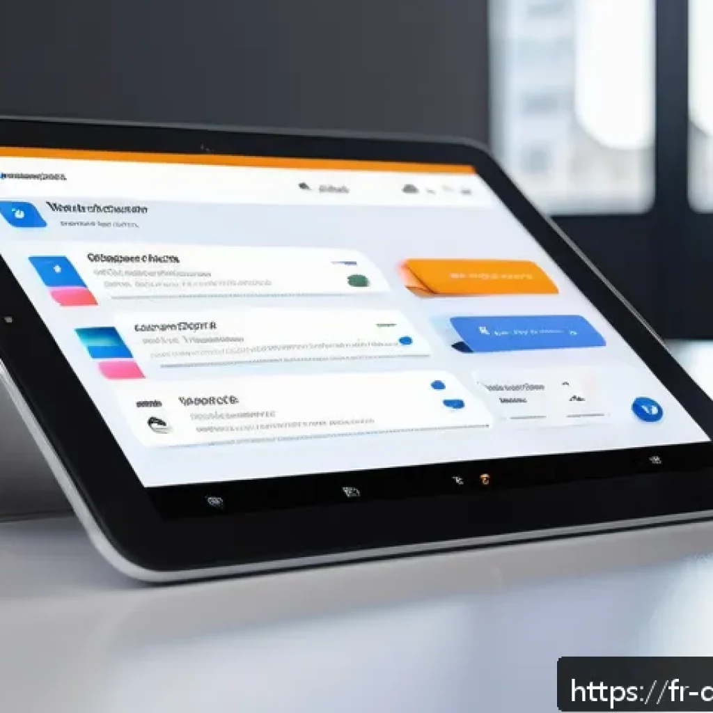데블 M 크로스 플랫폼 지원 - A modern smartphone and tablet displaying a sleek, responsive user interface of a cross-platform app...