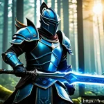 Home 23 데블 M 최강 세팅 방법 - A dynamic battle scene featuring a fantasy warrior in sleek, lightweight armor emphasizing attack sp...